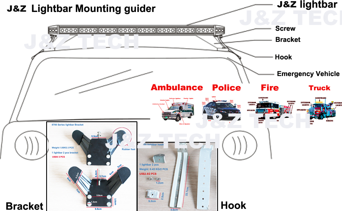 J&Z Lightbar mounted J&Z Lightbar mounted