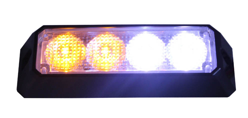 TIR 4 bulbs led warning surface mount lighthead car surface strobe headlight