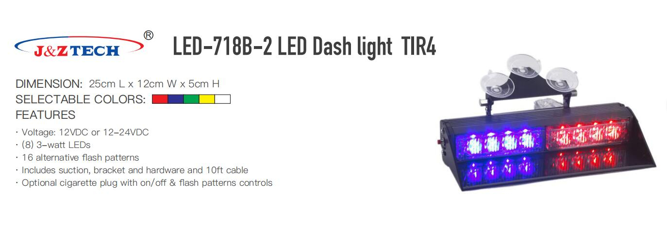 LED TIR 8 LED deck dash warning light